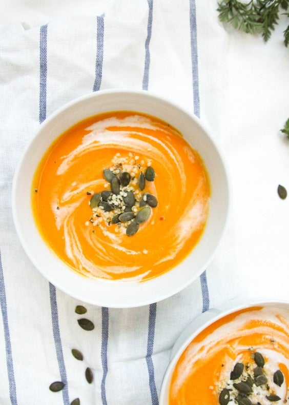 Carrot, Coconut, and Ginger Soup Recipe