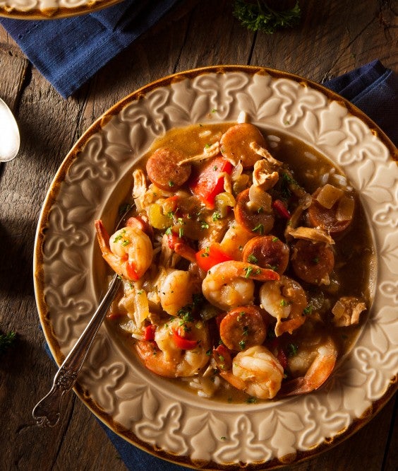Chicken, Shrimp, and Sausage Gumbo Recipe