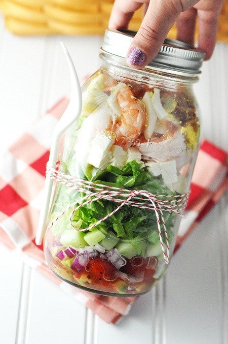 Shrimp Feta Cobb Salad