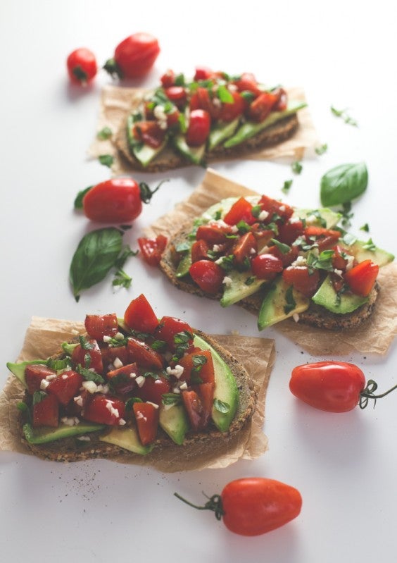 11. Avocado Tomato Bruschetta
