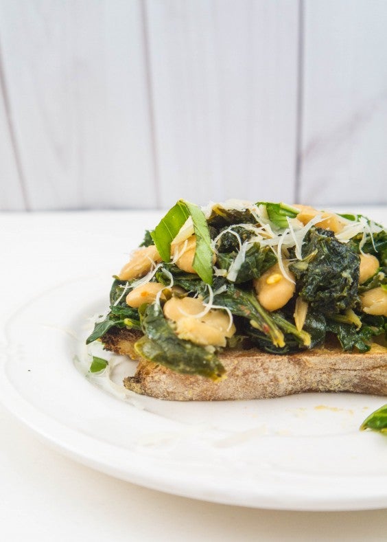 14. Greens and Beans on Toast