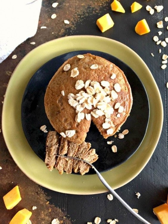 4. Butternut Squash Maple Oat Pancakes
