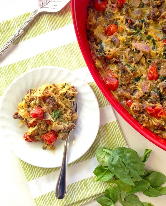 Paleo Dinners: Spaghetti Squash Casserole