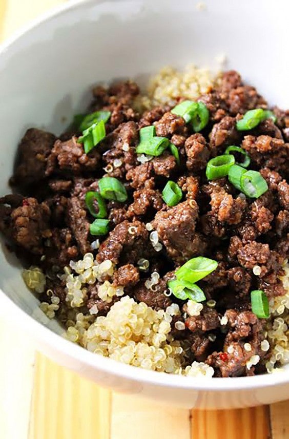 Healthy Grain Bowls: 15-Minute Korean Beef and Quinoa Bowl