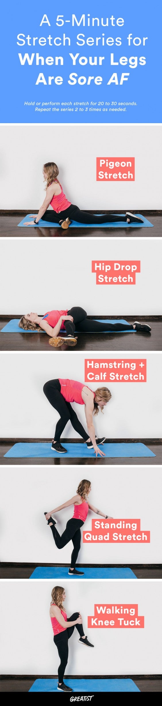 Lower Body Stretching Routine | escapeauthority.com