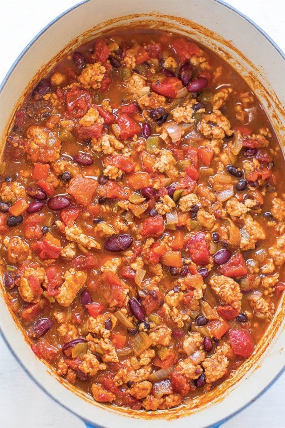 6. Easy 30-Minute Turkey Chili