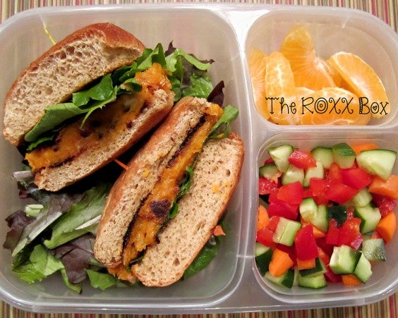 Sweet Potato Burger Bento