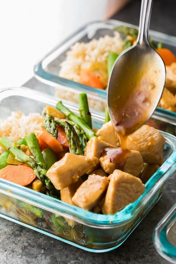 8. Maple Ginger Chicken Meal-Prep Bowls
