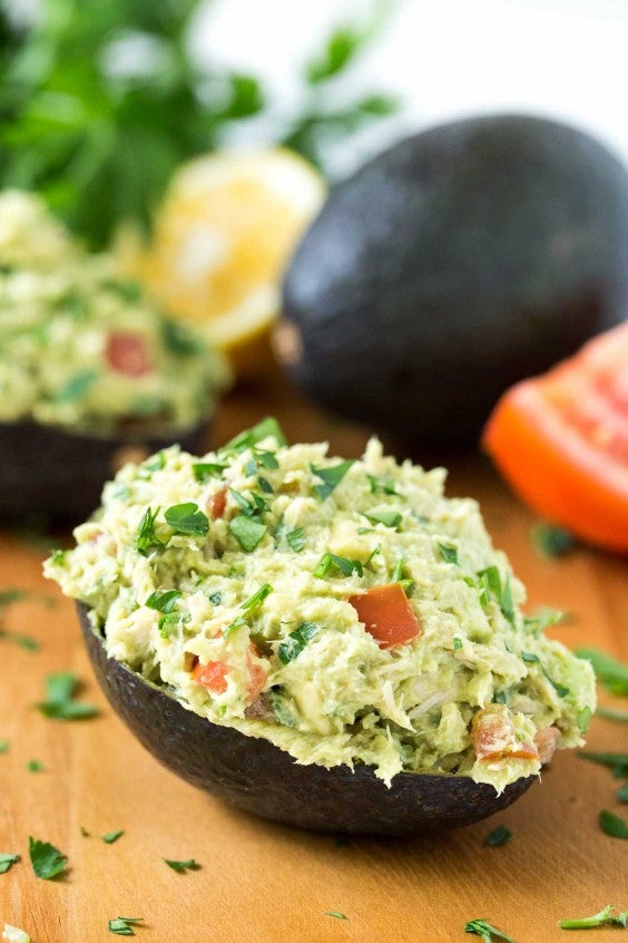 11. Paleo Tuna Avocado Boats