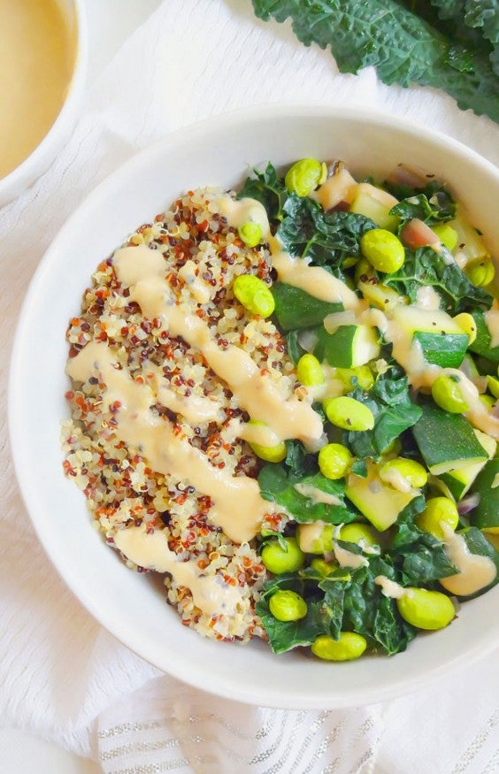 Healthy Grain Bowls: Green Goddess Glow Bowl
