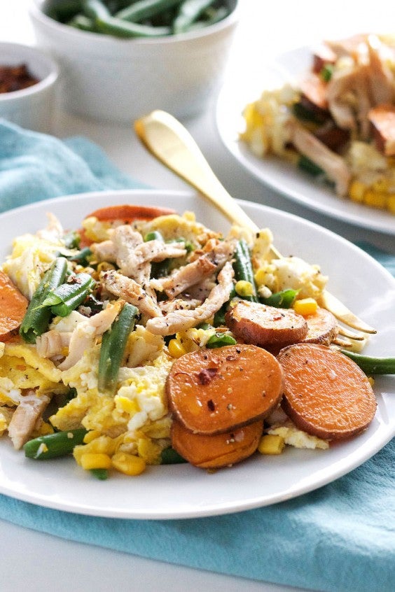 2. Leftover Thanksgiving Egg Scramble