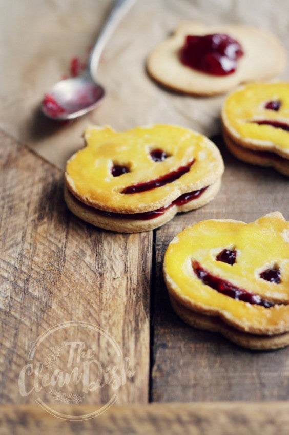 6. 4-Ingredient Jack-o'-Lantern Cookies
