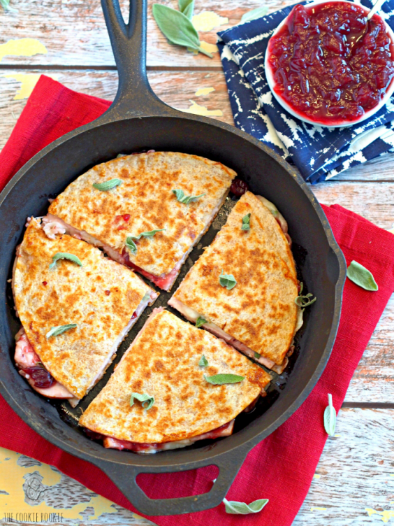 9. Thanksgiving Leftover Quesadillas