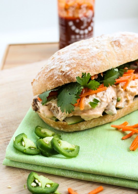 8. Leftover Turkey Asian Sandwich