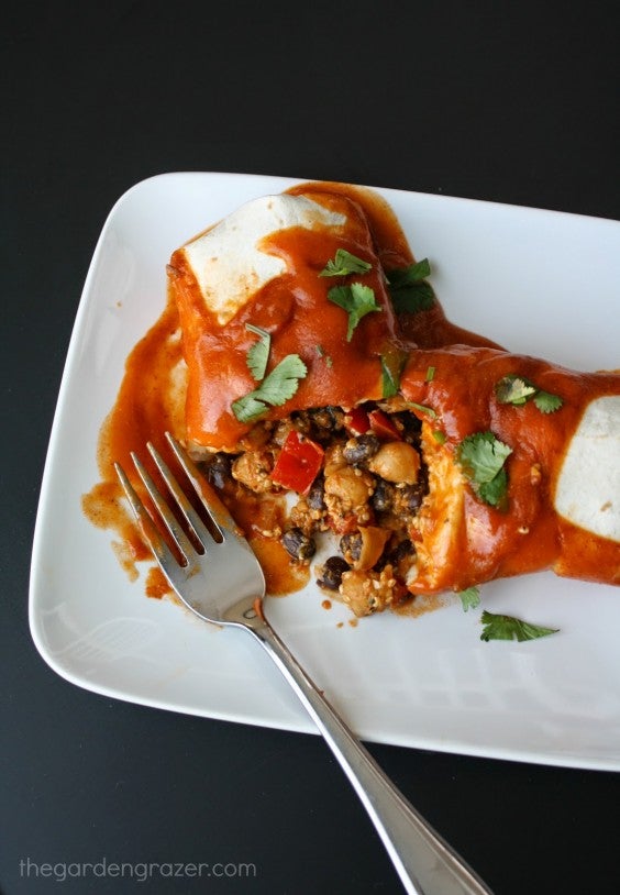 4. Protein Monster Vegan Enchiladas