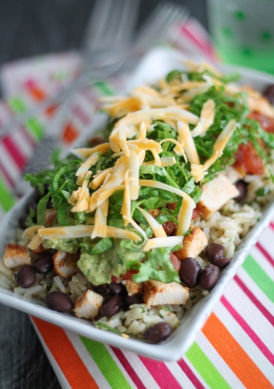 12. Chipotle: Chicken Burrito Brown Rice Bowl