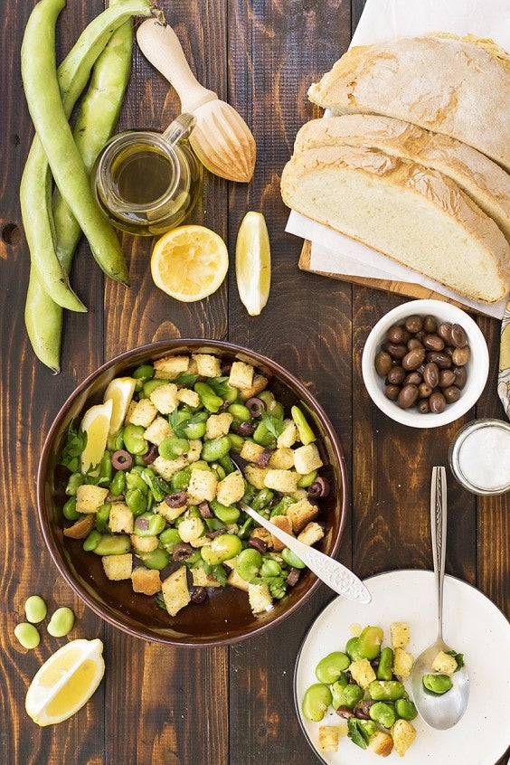 Fresh Fava Bean Salad Recipe