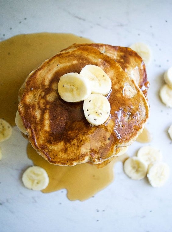 6. Banana Chia Seed Pancakes