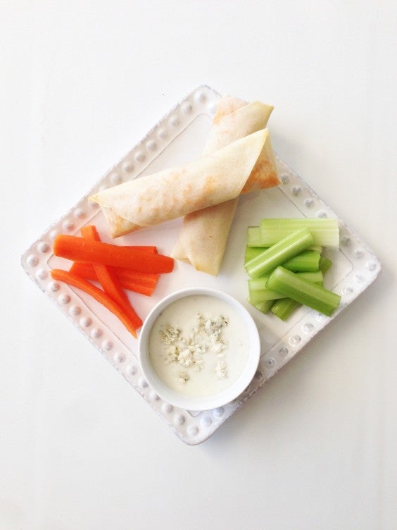 6. Skinny Buffalo Chicken Spring Rolls