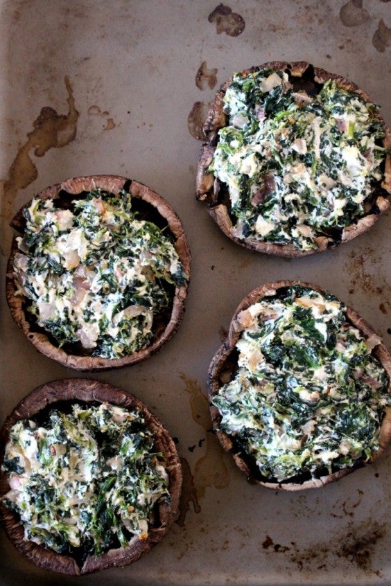 12. Spinach and Goat Cheese-Stuffed Portobellos