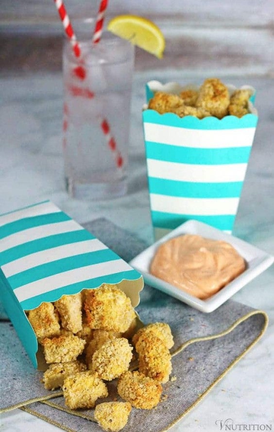 2. Air Fryer Popcorn Tofu
