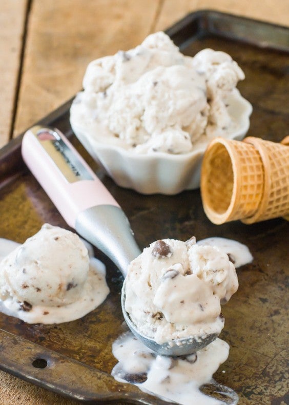 1. Vegan Chocolate Chip Ice Cream