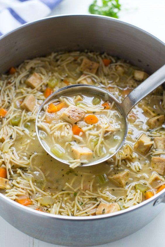 Tofu Recipe: Vegan Tofu Noodle Soup