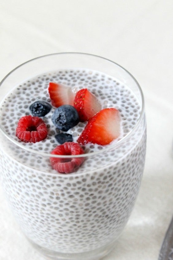 Vegan Triple Berry Chia Seed Pudding