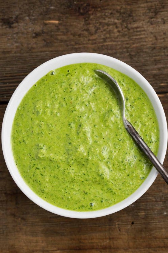 12. Lemony Green Pesto Sauce