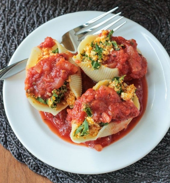 7. Pumpkin and Kale Stuffed Shells