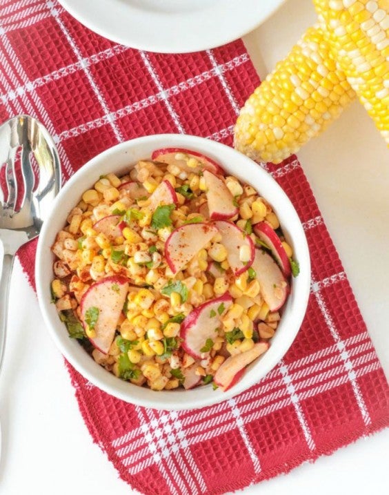 9. Raw Radish and Corn Salad