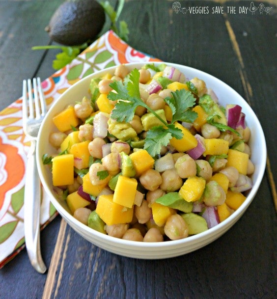 10. Tropical Chickpea Salad