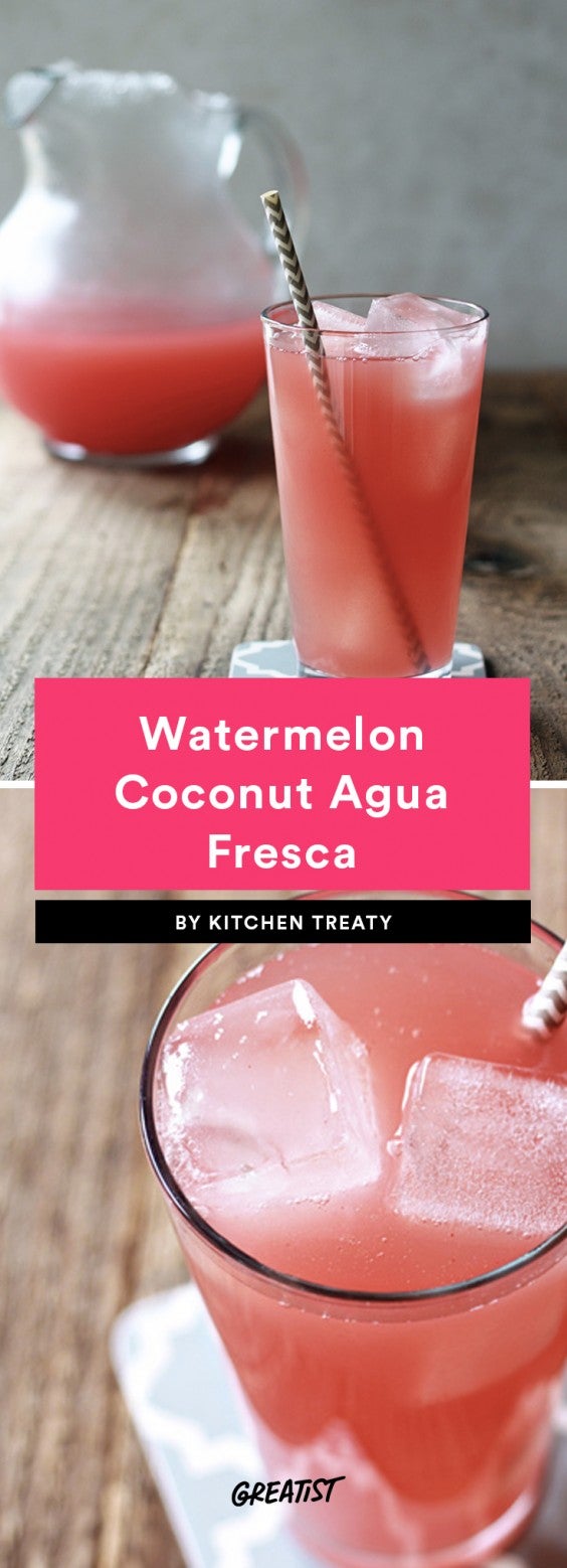 Watermelon Coconut Agua Fresca