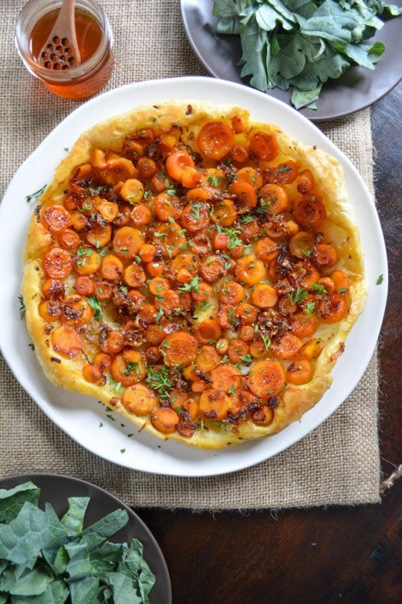 Savory Carrot Tarte Tatin Recipe