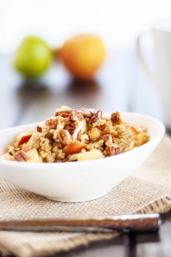 3. Apple Pecan Quinoa Breakfast