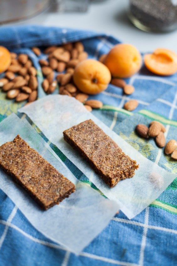 8. Five-Ingredient Almond Apricot Chia Power Bars