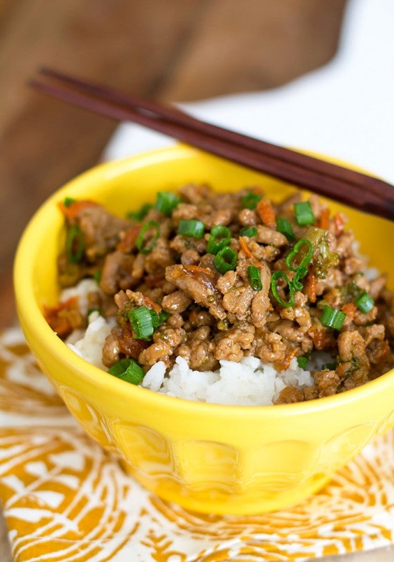 Healthy Grain Bowls: Teriyaki Turkey Rice Bowl