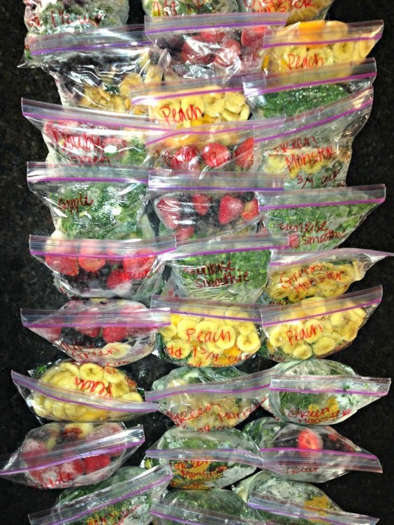Freezer Meals: Smoothie Freezer Packs
