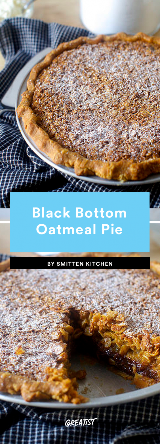 Black Bottom Oatmeal Pie Recipe