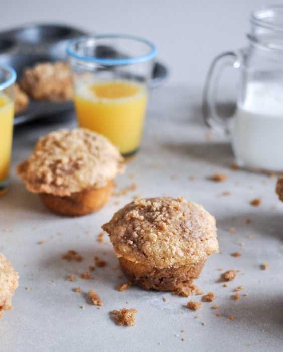 Whole Wheat Coffee Cake Muffins