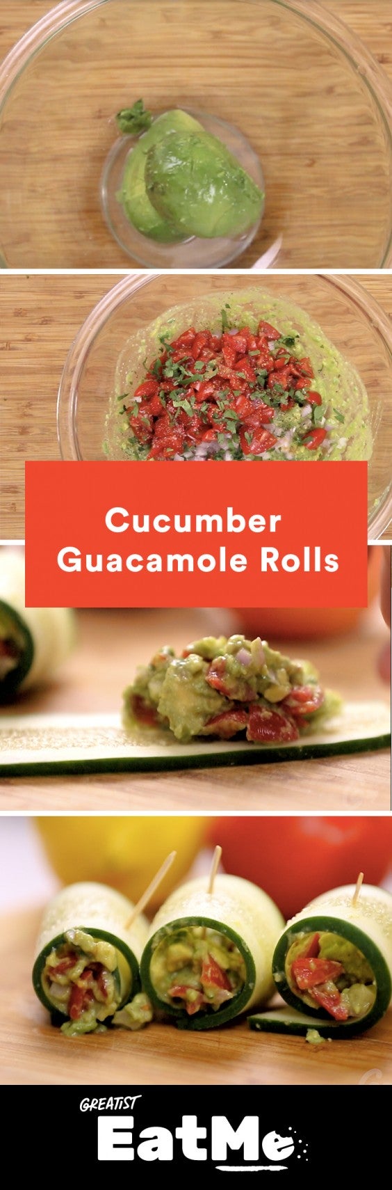 Cucumber Avocado Rollups Recipe