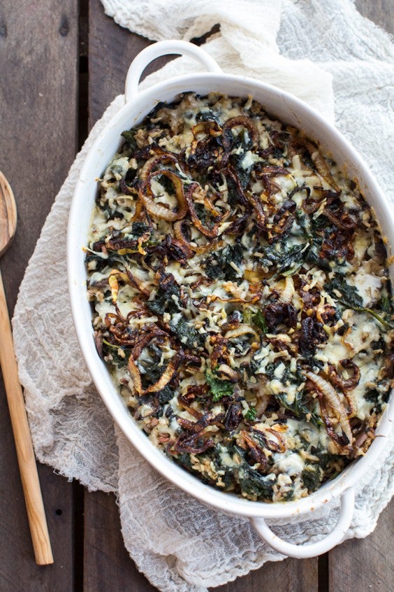 Healthy Casseroles: Kale and Wild Rice