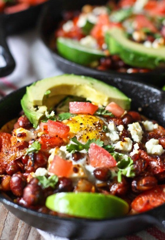 black beans: Black Bean Huevos Rancheros