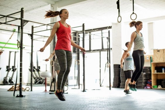 Jumping rope gym