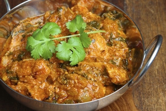 Chicken and Spinach Balti