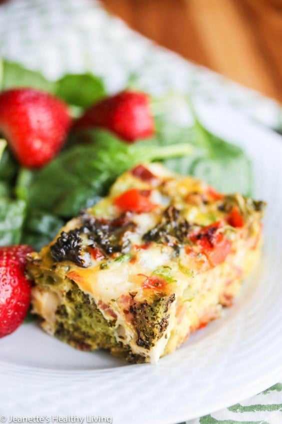 Healthy Casseroles: Roasted Broccoli Pancetta