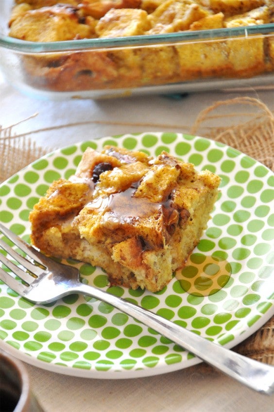 Healthy Casseroles: Pumpkin French Toast