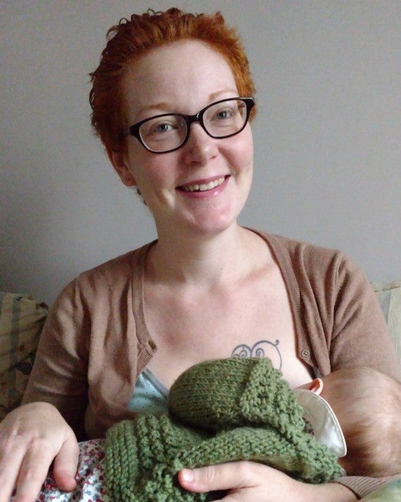 The author, Olivia, and her beloved kid.