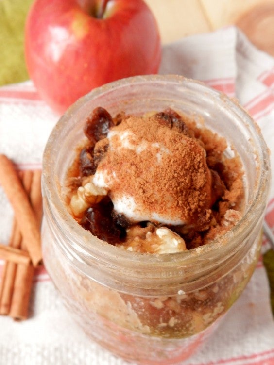 Apple Pie Pancake in a Jar
