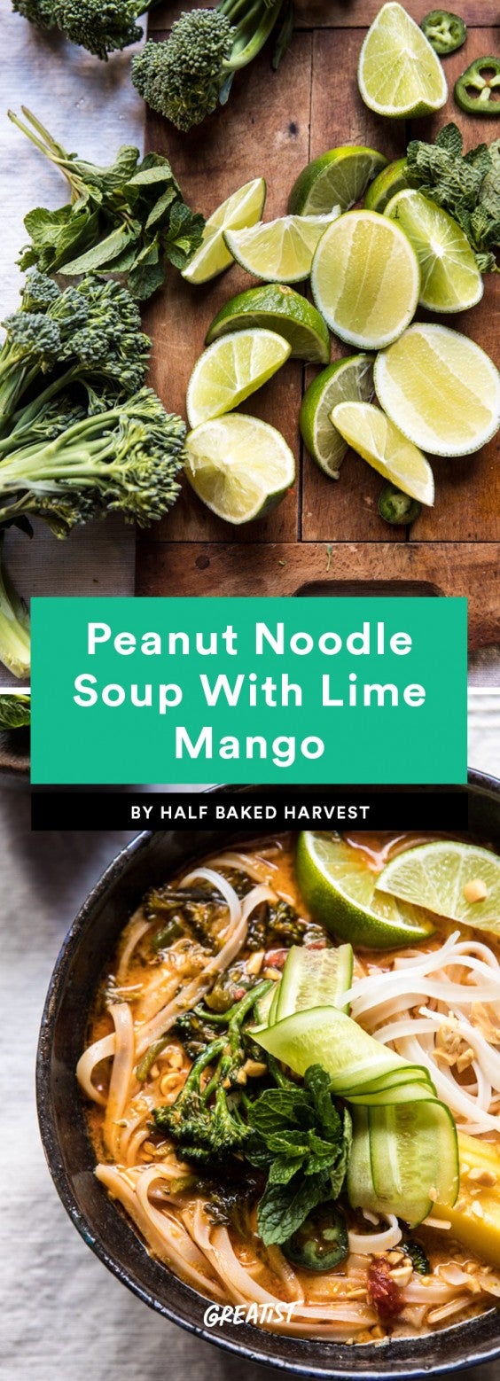 peanut noodle soup